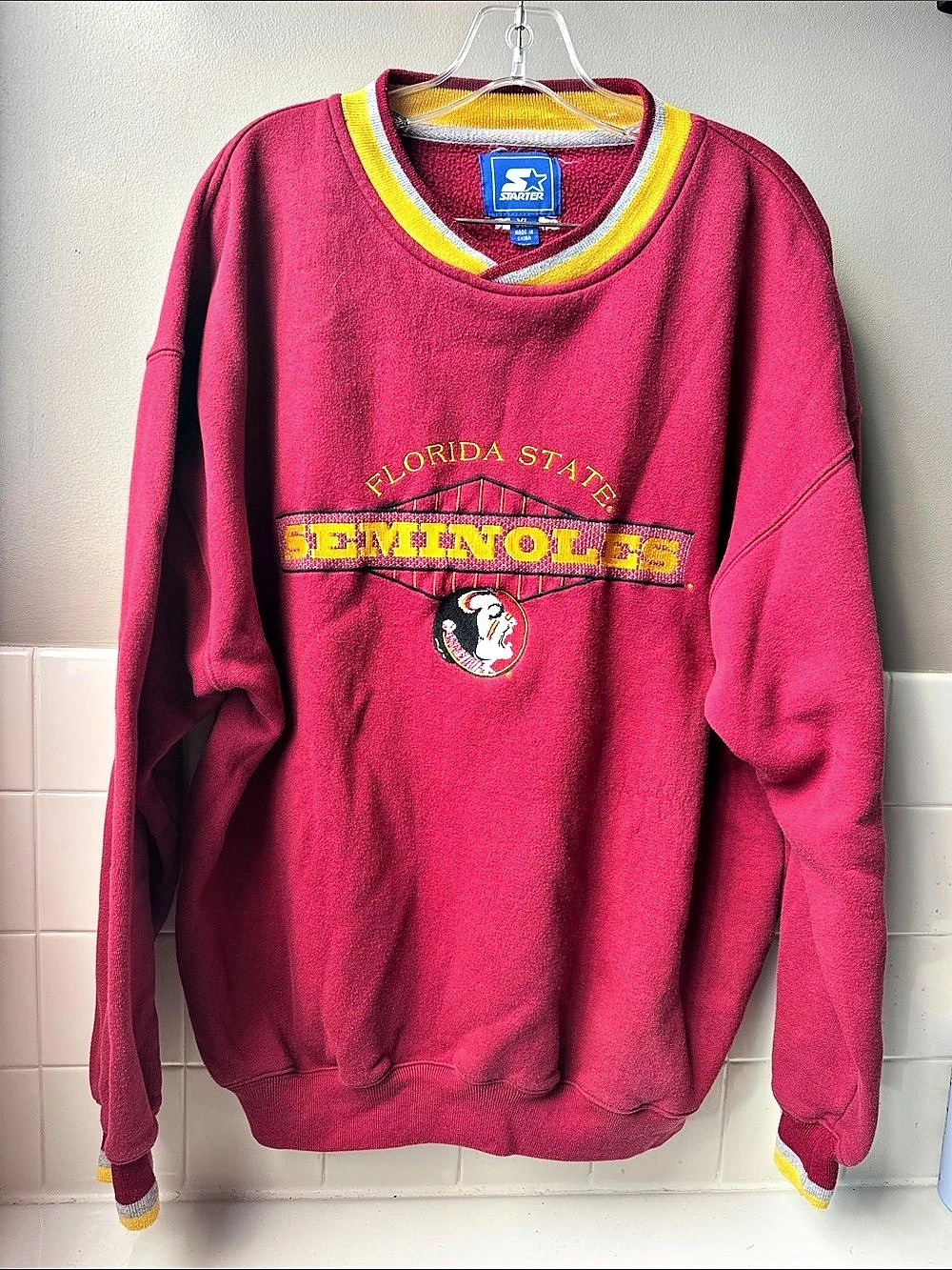 Starter Florida State Seminoles Vintage Starter Crewneck Sweatshirt